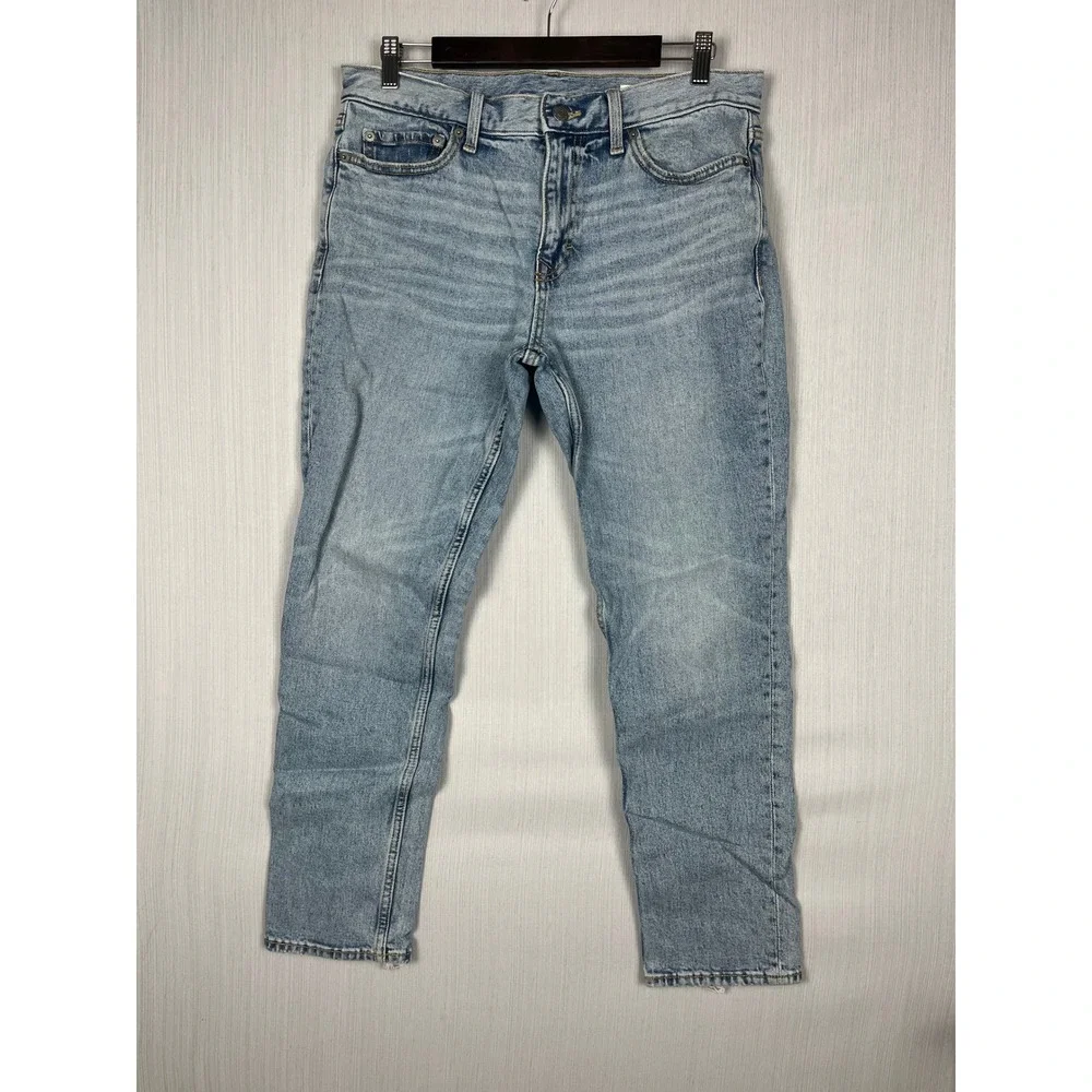 Banana Republic Jeans Mens 34 Light Wash Standard Jean‎ Slim Fit Denim Casual